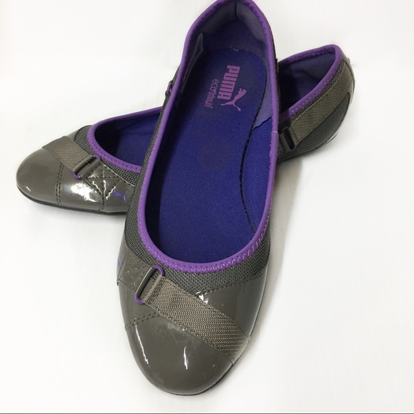 Shoes - PUMA Bixley Patent and Mesh Ballerina Flat 8.5